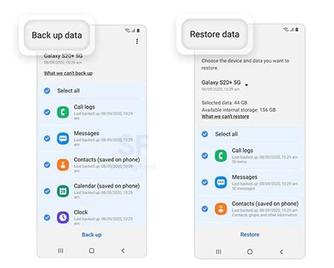Restore Contacts Using Samsung Cloud