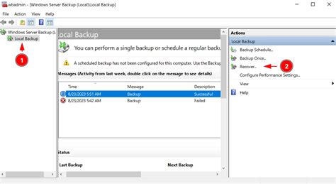 Restoring from backup
