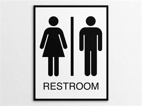 Restroom Sign