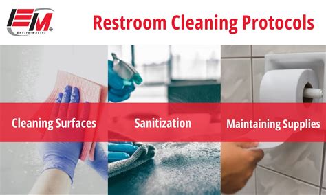 Restroom facilities event for hygiene protocols