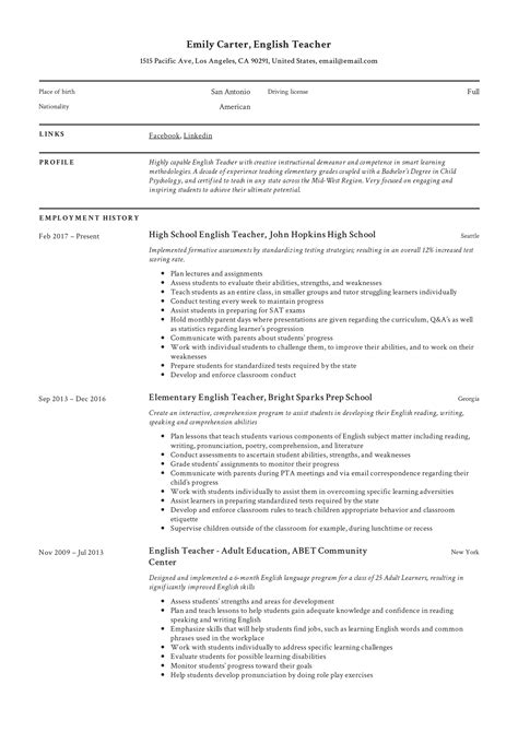Blank Basic Resume Templates Simple resume format, Job