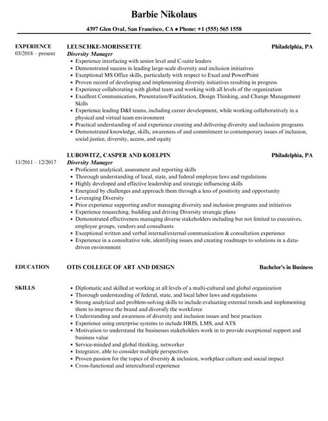 Example Executive Resume Diverse Career Page 3