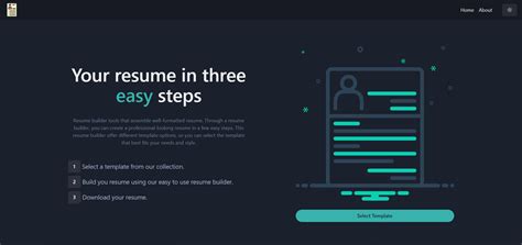 Resume Builder Website Project