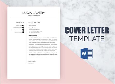 Resume Cover Page Template