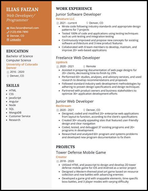 Resume Developer Online