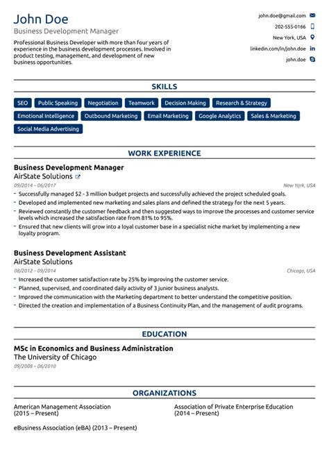 Resume For University Applica   tion Template