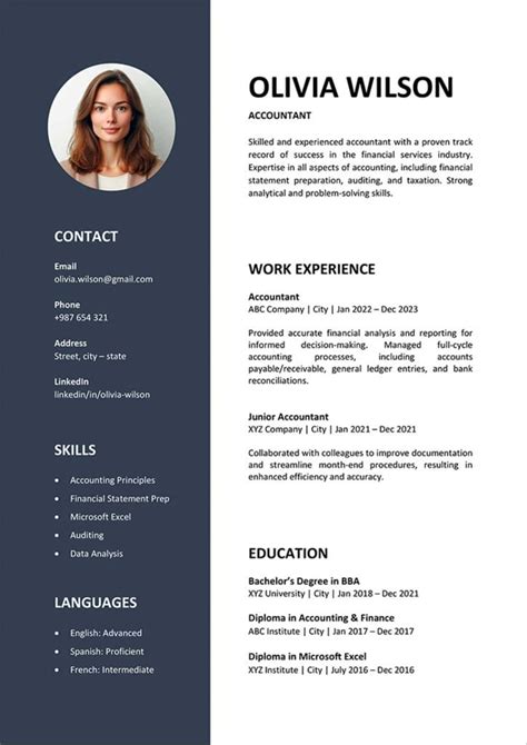 Resume Format Microsoft Word