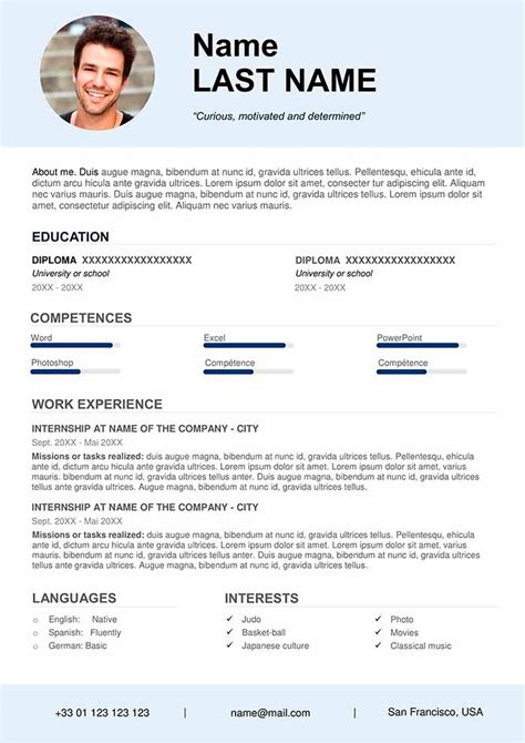 Resume Format Uk