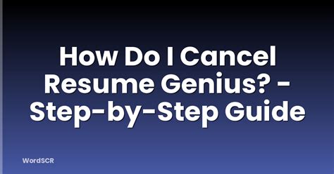 Resume Genius Isn T Free