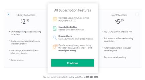 Resume Now Subscription Cost