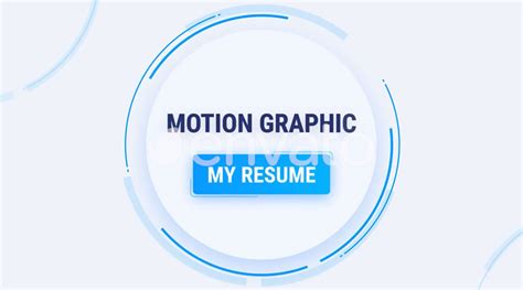Resume Personal Presentation After Effects Template Motion Array