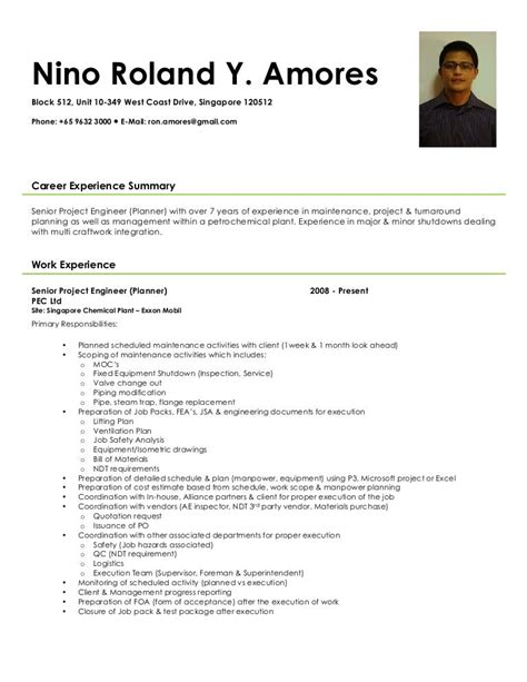 Resume Sample Filetype Pdf