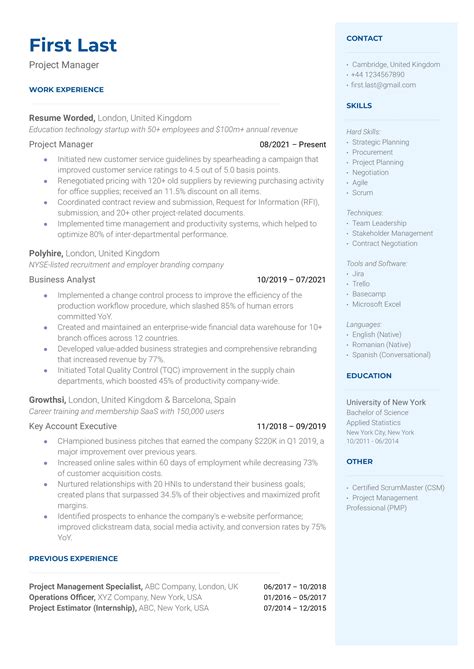Resume Task Management -Templates -Samples Filetype Pdf