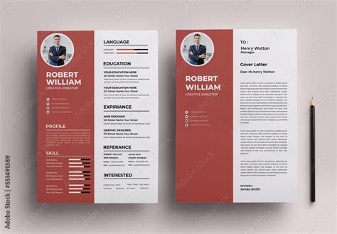 Resume Template Adobe
