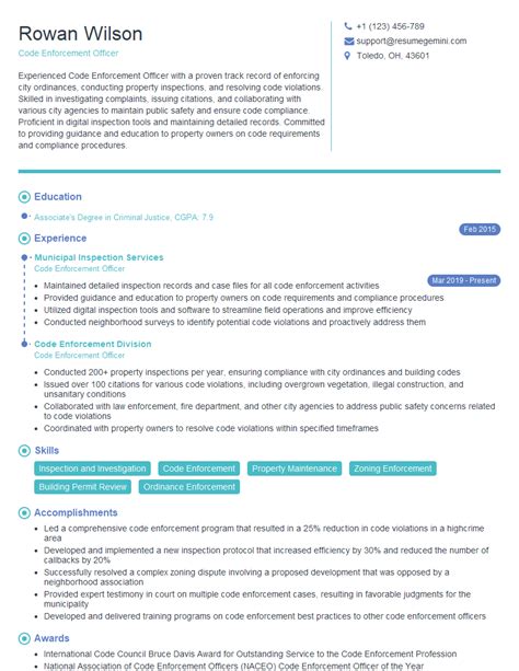 Resume Template For Code