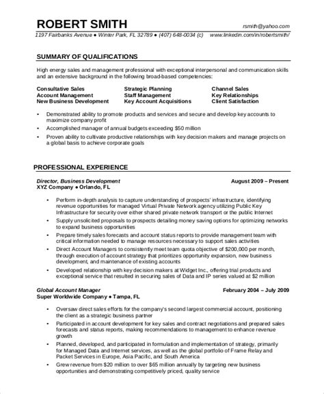 Resume Template For Experienced Professional
