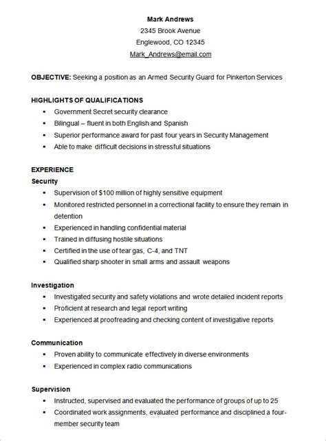 Resume Template Functional