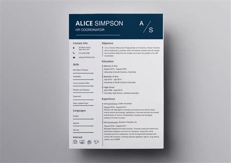 Resume Templates Apple Pages