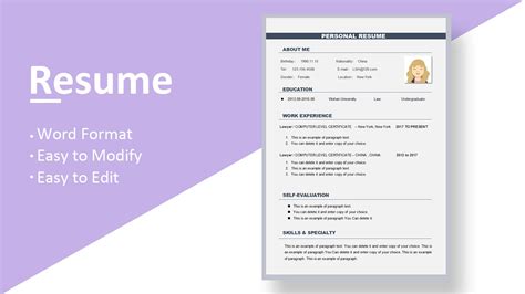Resume Templates Overleaf
