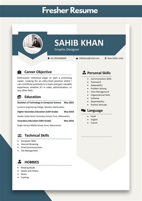 Resume Templates Word Fresher