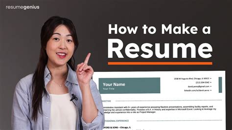 Resume Templates Youtube