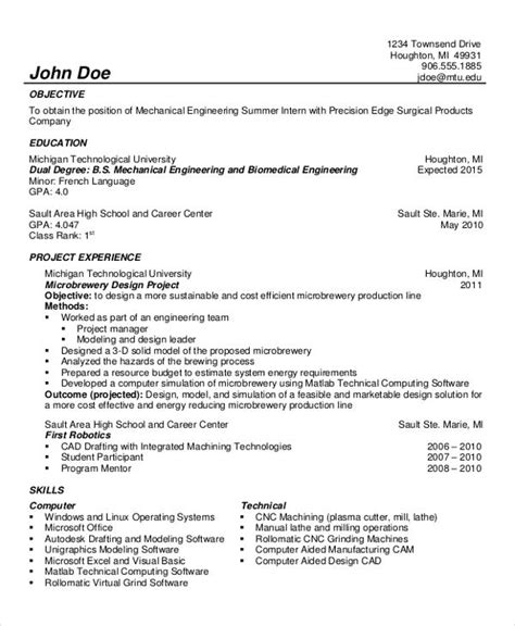 Resume Writing Examples 2019