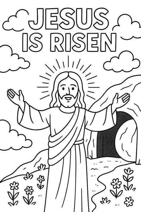 Resurrection Coloring Pages