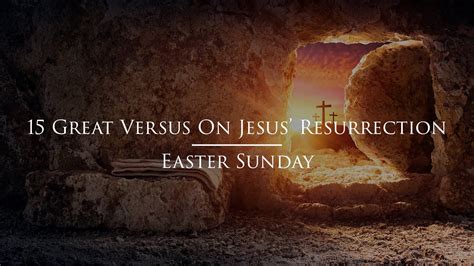 Resurrection Sunday Verses Easter