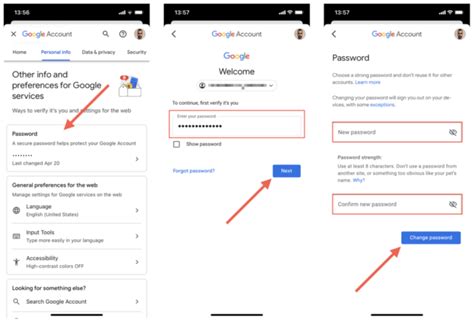 Resync Your Google Account Settings