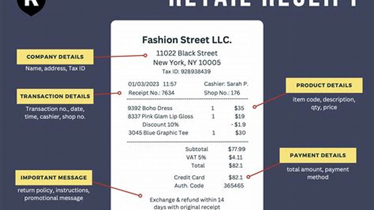 Tips for Creating Effective Retail Receipt Templates