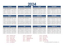 Retail Calendar 2024