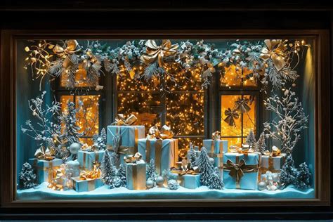 Retail Window Christmas Decorations