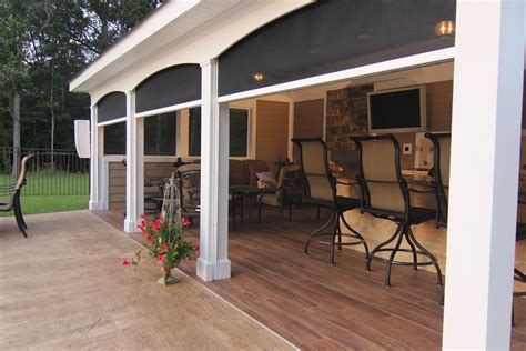 Motorized & Retractable Patio Screens Roll Up Patio Screens Houston The Shade Shop