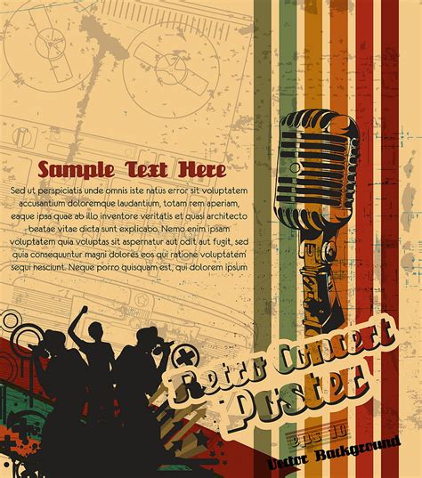Retro Concert Poster Template