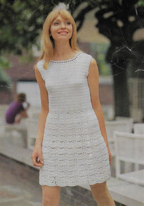 Retro Crochet Dress