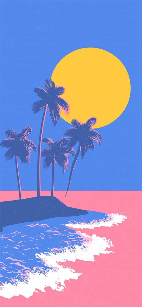Download Retro Sunset - Palm Trees - Summer... Files