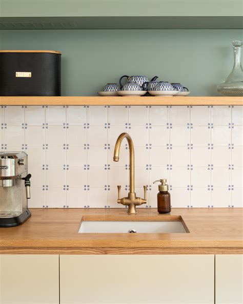 Retro Tile Backsplash
