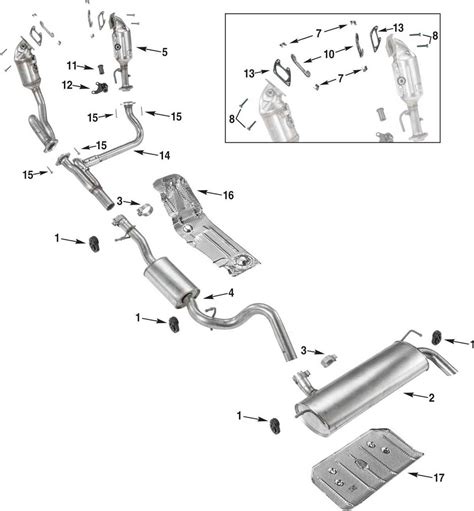 Rev Up Your Ride: Explore the Ultimate 2000 Chevy Tracker Exhaust System Diagram!