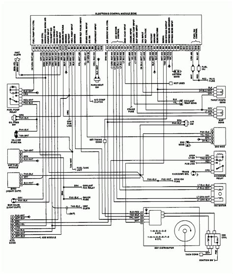 Rev Up Your Ride: Unleash the Power with our 1990 Chevy Truck Wiring Diagram!