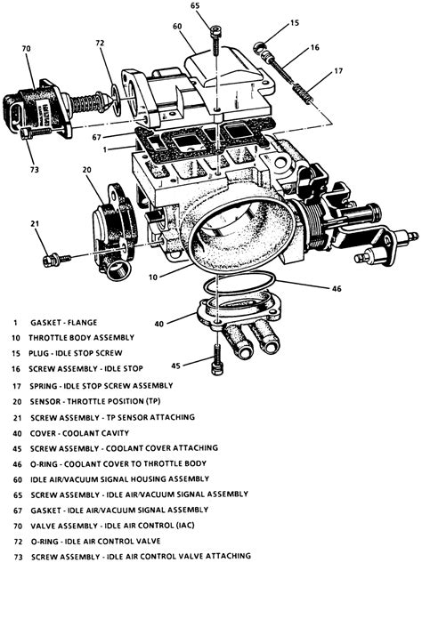 Rev Up Your Ride: Unveiling the 1990 Chevy Throttle Body Diagram for Peak Performance!