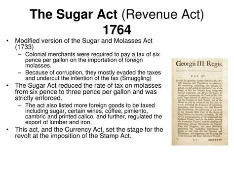Unveiling the Untold Story of the Revenue Act 1764: A Detailed Insight into the British Colonial Taxation Strategy