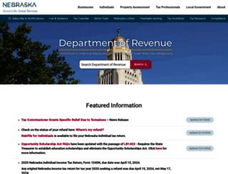 Revenue Nebraska Gov