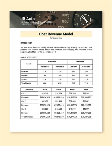 The Ultimate Guide to Boosting Your Business Revenue with an Ingenious Projection Model!