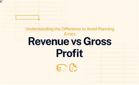 Revenue Vs Gross Profit
