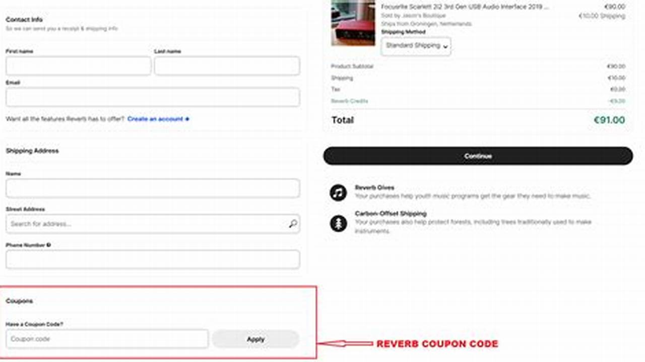Reverb Coupon Code 2025