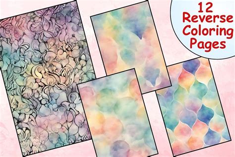 Reverse Coloring Pages