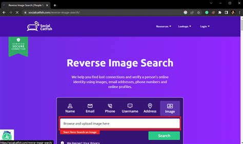 Reverse Image Search Scammer