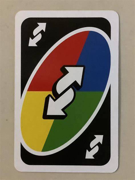 Reverse Uno Card Subway