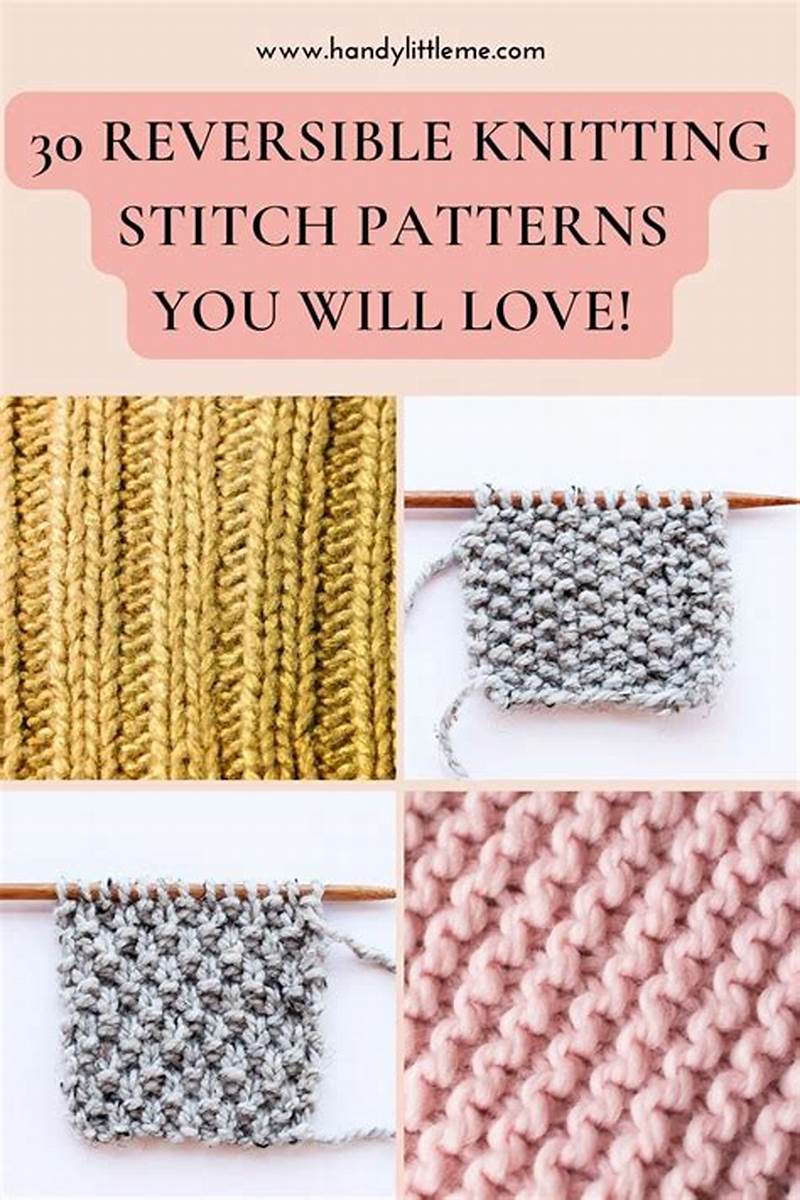 Reversible Knitting Pattern