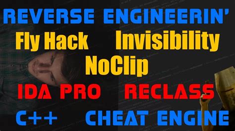 Reversing Engineering FlyHack Tutorial NoClip IDA pro Cheat 